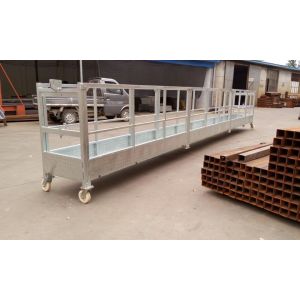 Quality ZLP630 hoist suspended platform / suspended cradle / gondola working platform for sale