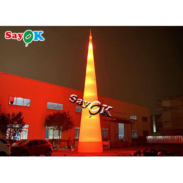 Giant Inflatable LED Cone remote controlled Outdoor Lighting Decoration