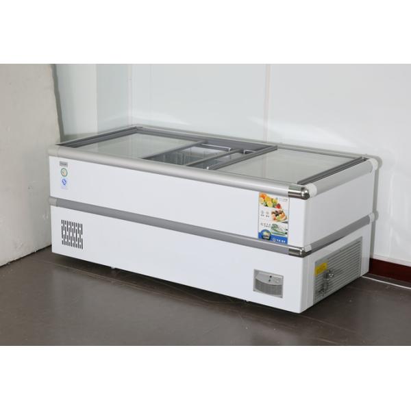 Freezer display cabinet commercial large capacity horizontal freezer fresh-keeping and freezing 2