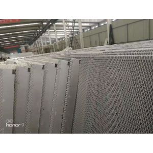 Anodized Expanding Wire Mesh Aluminium Sheet 3mm Thickness Slip Resistant