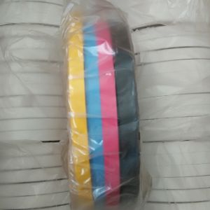 Factory price 8mm*1000m white cable marking tape for indent marking machine