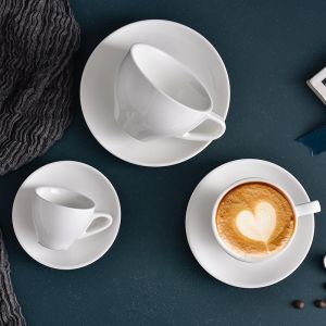 LFGB Porcelain Cup And Saucer Set