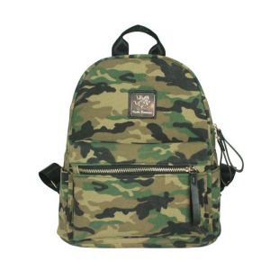 2016 Vertical square cloth fabric fashion ladies casual backpack schoolbag