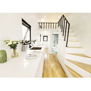 Expandable Mobile Tiny House On Wheels Prefab 2 Bedroom Cabin Ready Made