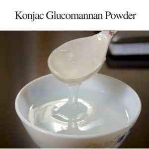 Food Additives Dietary Fiber Glucomannan Konjac Gum Powder Konjac Glucomannan