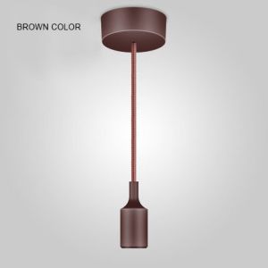 Colorful Silicone Pendant Light Socket