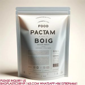 Stand Up Pouch Biodegradable Packaging Food Biscuit Snack Bag Seal Zipper Lock