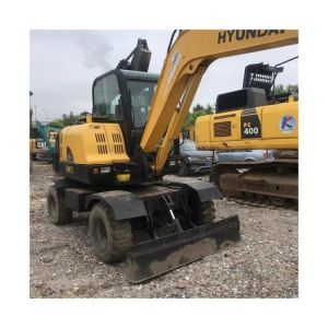 Shanghai Used Hyundai 60W-9 Excavator With Original Hydraulic Cylinder