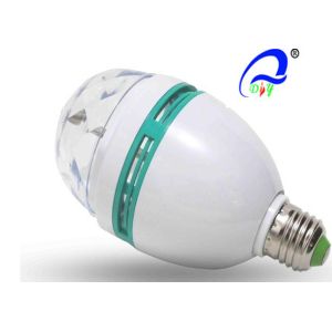 China Mini Colorful E27 Rotating LED Christmas Light Crystal Magic Ball LED Bulb on sale