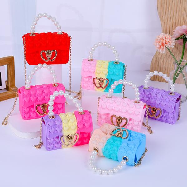 Mini Purse For Toddler Girls Crossbody Cute Princess Handbags Shoulder Bag Toddler Little Girl Birthday Christmas Gift