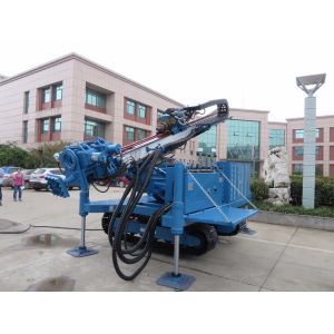 Hydraulic Multifunctional High Lifting Anchor Drilling Rig with Crawler Chassis