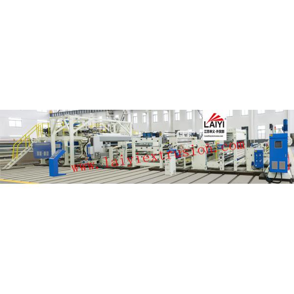 Automatic Horizontal Plastic Extrusion Lamination Machine With Sandwich Unwinder