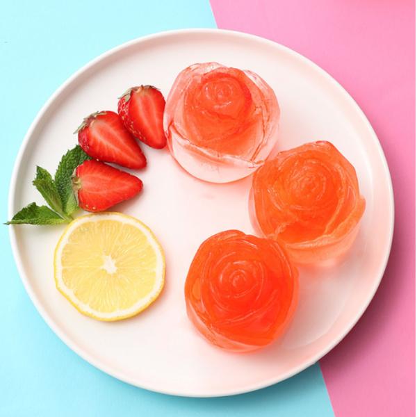 3D Rose Flower Plastic Molds for Making Ice Mold Maker Sustainable and Eco-Friendly