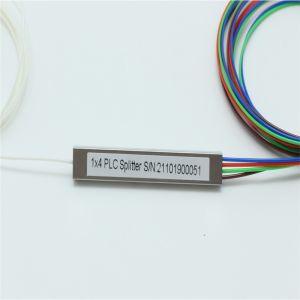 Blokless Fiber Optic Splitter 1×4 Planar Lightwave Circuit Splitter For FTTx