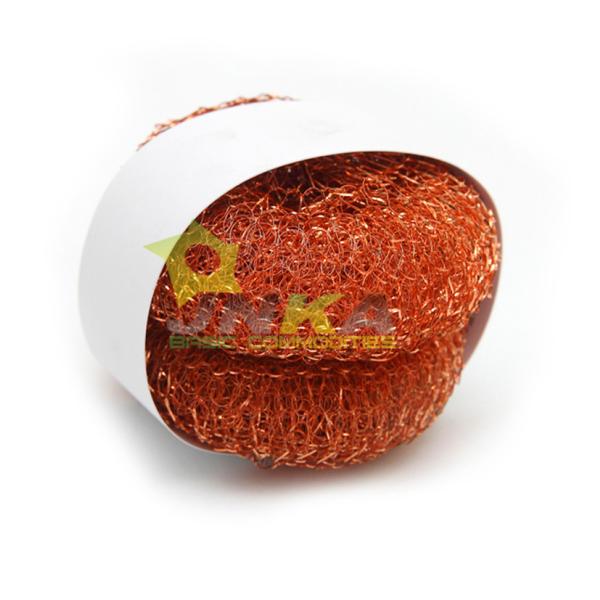 25g*2/BAG High Quality Household Pure Copper Mesh Scourer Washing Flat Round Cleaning Ball Copper Scrubber