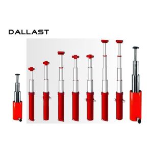 ISO 9001 Certification Telescopic Hydraulic Ram FC Multistage Side Dumper