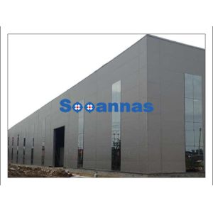 Building Fabricated Steel Structure With Sandwich Panel