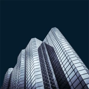 High rise building glass design aluminum frame waterproof structures glass