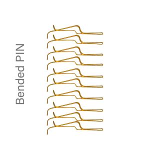 BeCu C17200 Bend PIN 0.25mm Thickness Au Plating Lightweight