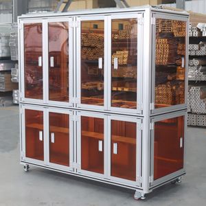 Industrial Aluminum Alloy Profile Frame Equipment Cabinet Protective Cover Rack