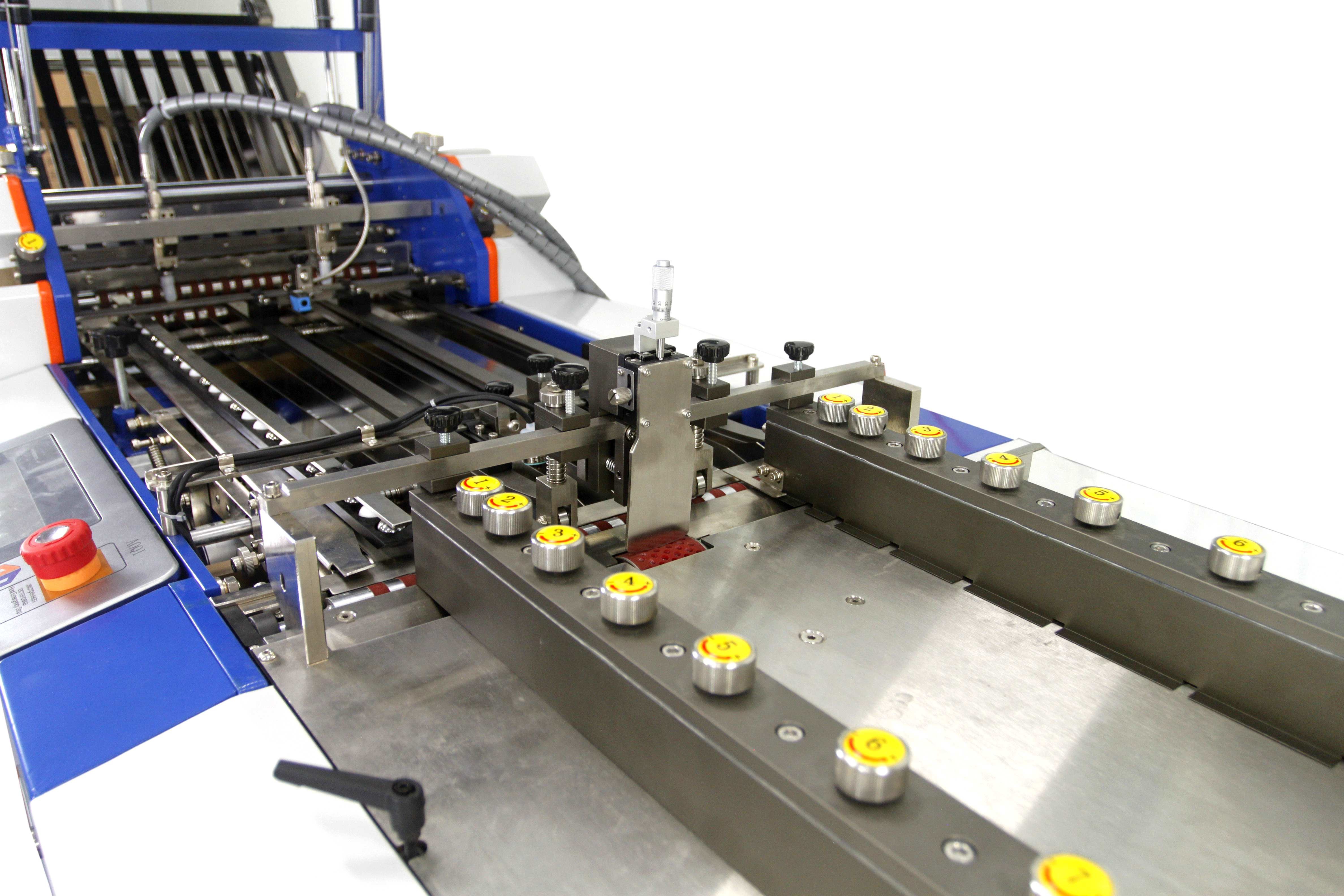 AOQI Continuous Load Suction Feeder Folding Machine With Air Suction Folder For