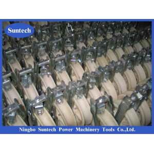 20KN MC Nylon Transmission Line Conductor Stringing Block Pulley