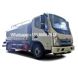 China FOTON 4X2 RHD Water Bowser Truck with 5cbm Tanker Volume on sale