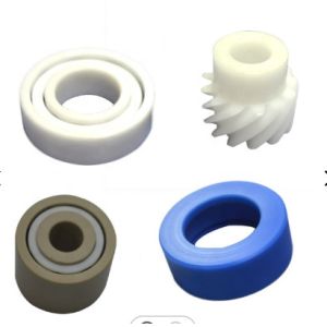 PTFE POM CNC Machined Plastic Parts , ABS Plastic Injection Molding Components