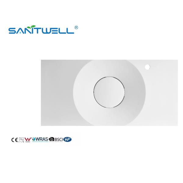 Buy SW6059-1000 New Design High Quality Round Botton Artificial Stone Basins Inside Round Washing Hand Basins at wholesale prices