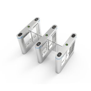 Oudoor High Speed Gate Turnstile Airport 1500*120*1000mm 40p/m