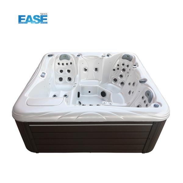 Buy White Marble 1300L Outdoor Spa Hot Tub Acrylic Spa Bathtubs Whirlpool Balboa System at wholesale prices