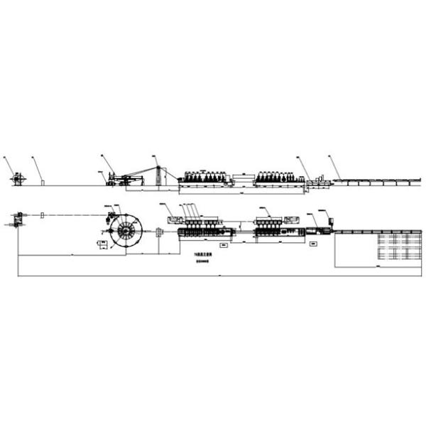 Carbon Steel Tube Making Equipment Structural Hollow Section Manufacturing Machine