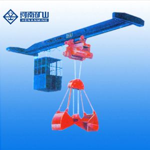 5Ton Single Beam Electric Overhead Grab Crane Remote Control
