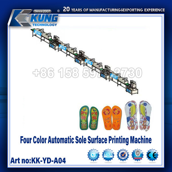 Automatic Sole Surface Printing Machine One / Two / Three / Four / Five / Six Color