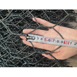 Retaining Wall PVC Woven Stone Basket 2x1x1 Gabion Box With 4-6mm Wire Diameter