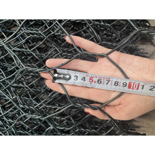 PVC Coated 1x1x1 1x1x2 Stone Gabion Wire Mesh For Gabion Basket Retaining Wall