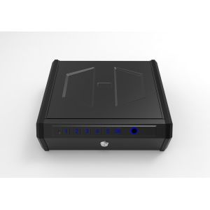 Electronic Portable Handgun Case with Biometric Indentification Safe Security