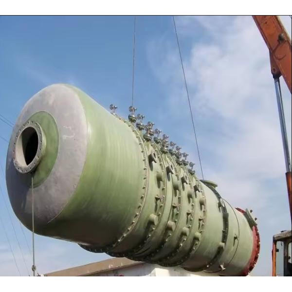 FRP Bubble Tower GRP Fiberglass Ammonia Absorption Tower Chemical Pollution