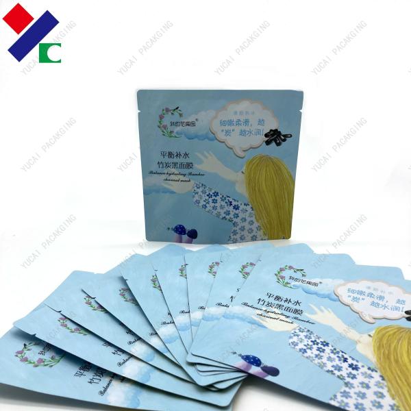 Buy Printed Aluminum Foil Heat Seal Packaging Bags 140 Micron For Eye Mask at wholesale prices