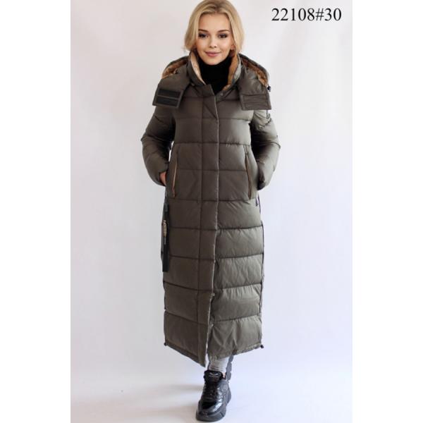 FODARLLOY Ladies Warm Hooded Solid Color Cotton-padded Clothes Women Long Down Winter Slim Jackets