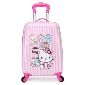 Multiscene Kids Cartoon Luggage 4 Wheels Waterproof Lightweight