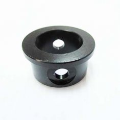 Quality Billet aluminum adaptor anodized in black, CNC Custom Machining for sale