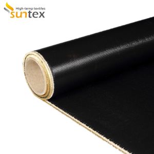 China 580g/sqm Silicone Coated Fiberglass Fabric on sale