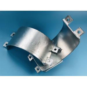 Stainless Steel Diameter 15mm Pipe Clamps With Welded Ear Plates