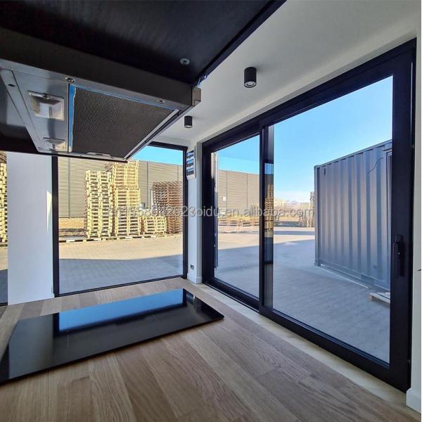 20ft Sturdy Container Homes with 50/75/100mm Wave Sandwich Panel Wall and Modern Design Prefab Shipping Tiny House