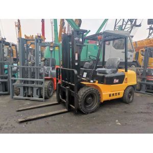 3.5T Hangcha Fd35 Used Diesel Forklift 2780mm Height