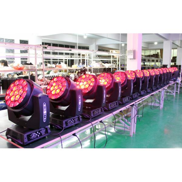 50000 Hours Lifespan 19*15W RGBW LED Big Bee Eyes Moving Head Stage Light with Remote