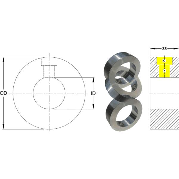 ASME B16.5 Bleed Socket Weld Drip Ring Flange For Mounting 12inch