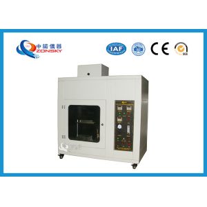 UL 94 Flammability Testing Equipment , Foam Plastics Horizontal Combustion