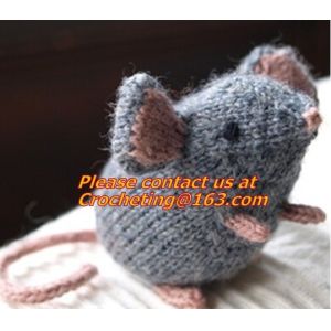 Mannual Knitted Doll standing flower stuffed toysCrocheted Craft Crochet Animal